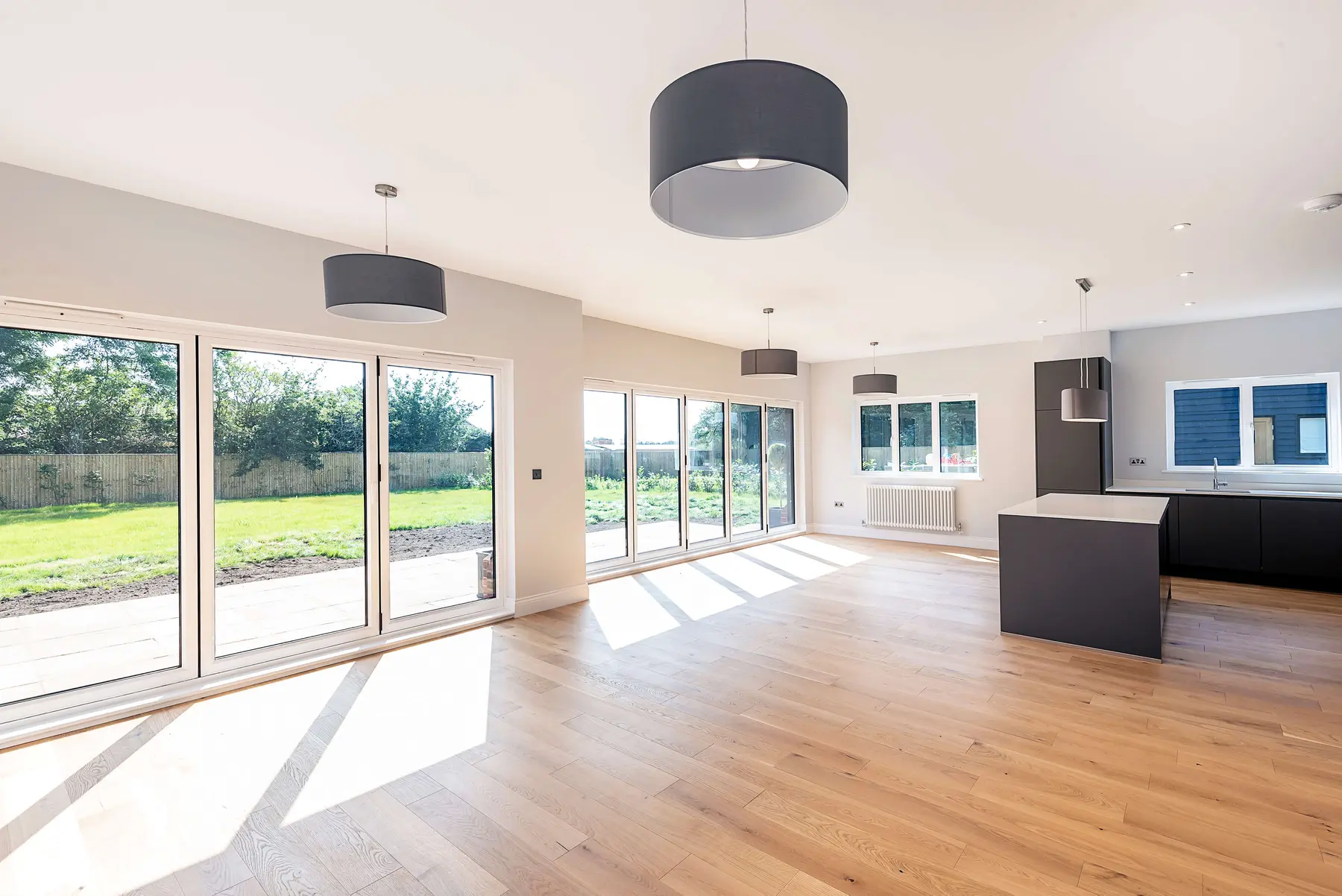 Chalfont St Giles new build - open plan kitchen and joinery installation